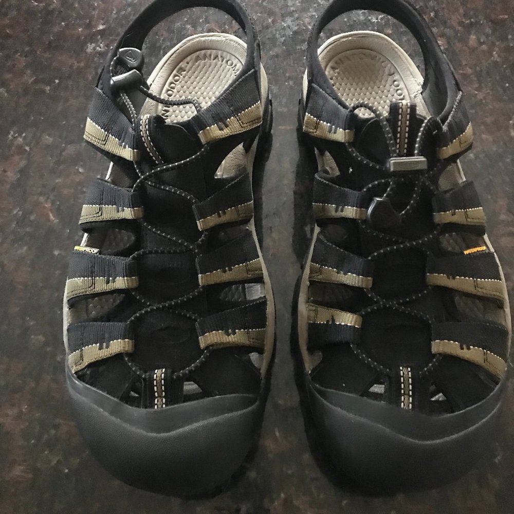 Keen Black & Khaki Newport Sandal's Men's 12